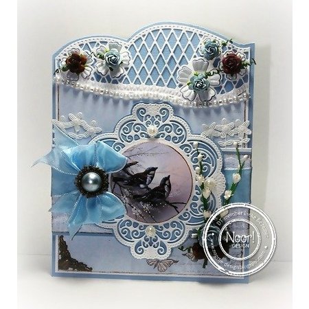 Joy!Crafts Stanzschablone: Bordüre und Blumen