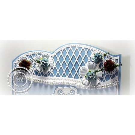 Joy!Crafts Stanzschablone: Bordüre und Blumen