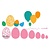 Marianne Design Modèle de poinçonnage: les oeufs de Pâques et des ballons!
