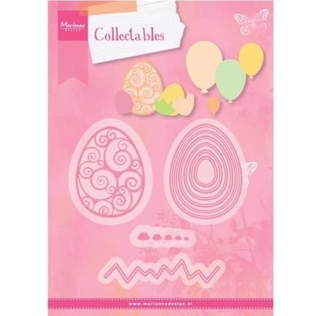 Marianne Design template perfuração: ovos de Páscoa e balões!