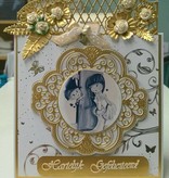 Marianne Design template perfuração: moldura decorativa Vintage e canto