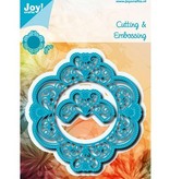 Marianne Design plantilla de perforación: Marco decorativo de la vendimia y la esquina