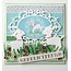 Joy!Crafts Stanzschablone: Bordüre Gras mit Blümchen