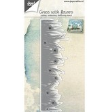 Joy!Crafts plantilla de perforación: hierba Frontera con flores