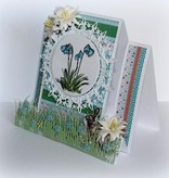 Joy!Crafts Stanzschablone: Bordüre Gras mit Blümchen