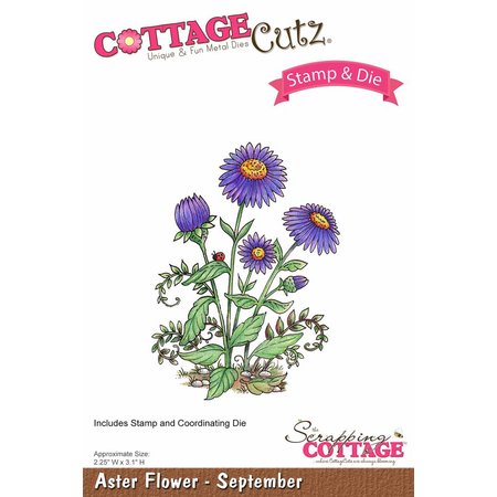 Cottage Cutz NEW stamping stencil stamp +: Flower
