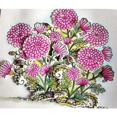 Cottage Cutz NEW stamping stencil stamp +: Flower