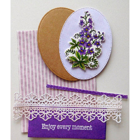 Cottage Cutz NEW stamping stencil stamp +: Flower