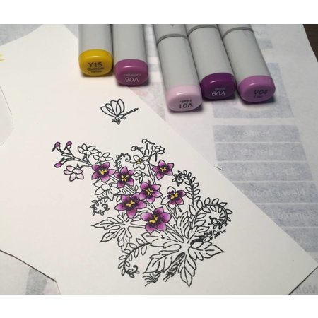 Cottage Cutz NEW stamping stencil stamp +: Flower