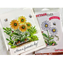 NEU Stanzschablone + Stempel: Flower