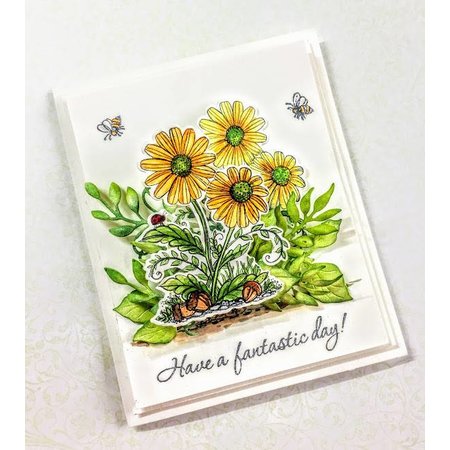 Cottage Cutz NEW stamping stencil stamp +: Flower