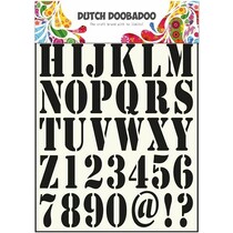 des modèles de lettres universelles et chiffres