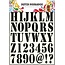 Dutch DooBaDoo Universal-Schablone Buchstaben und Zahlen