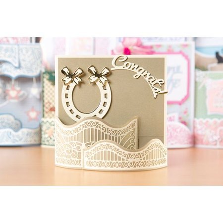 TONIC Stamping and embossing template: Dimensions - Window Box - Pretty Piazza - 1561E