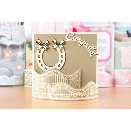 TONIC Stempelen en embossing sjabloon: Dimensions - Window Box - Pretty Piazza - 1561E