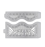 TONIC Stamping and embossing template: Dimensions - Window Box - Pretty Piazza - 1561E