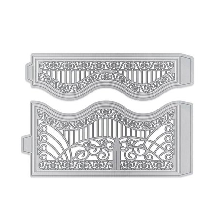 TONIC Stamping and embossing template: Dimensions - Window Box - Pretty Piazza - 1561E