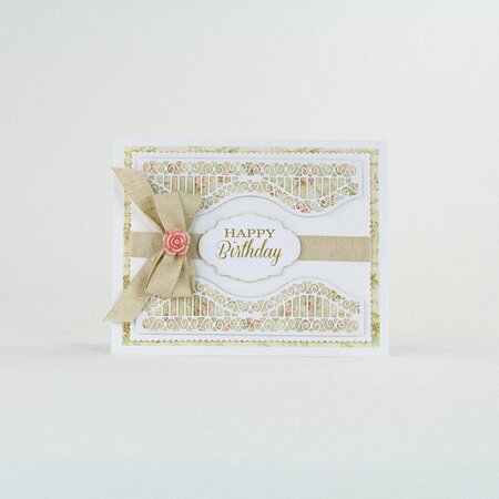 TONIC Stamping and embossing template: Dimensions - Window Box - Pretty Piazza - 1561E