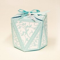 Stempelen en embossing sjabloon: Diamond Box