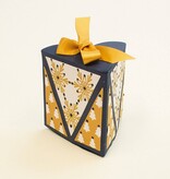 TONIC Estampado y grabado en relieve de plantilla: diamante de la caja