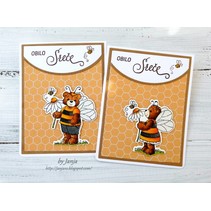 NEW stempling sjablong stempel +: Bumblebee Chloe