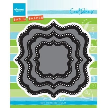 Marianne Design Bokse mal: Basic, Classic firkantet