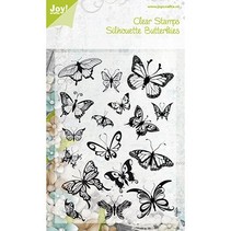 Transparent stamp, butterflies