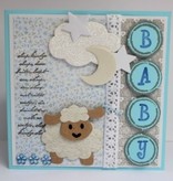 Marianne Design Punching and embossing template Collectables - Eline's sheep