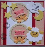 Marianne Design Punching and embossing template Collectables - Eline's sheep