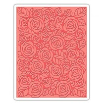 dossiers embossage, roses de Tim Holtz - Texture Fades