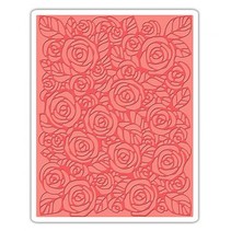 Gofrado carpetas, rosas de Tim Holtz - Textura Fades