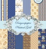 REDDY Designerpapierset, or nautique