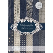 Designerpapierset, Monocromatico