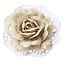 BLUMEN (MINI) UND ACCESOIRES Rose in lino ottica 6 centimetri - 2 pezzi