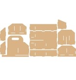 Holz, MDF, Pappe, Objekten zum Dekorieren Aufbewahrung Box, Werkzeug Box