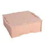 Holz, MDF, Pappe, Objekten zum Dekorieren scatola di immagazzinaggio con scomparti e coperchio
