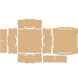 Holz, MDF, Pappe, Objekten zum Dekorieren Caja de almacenamiento con compartimentos y tapa