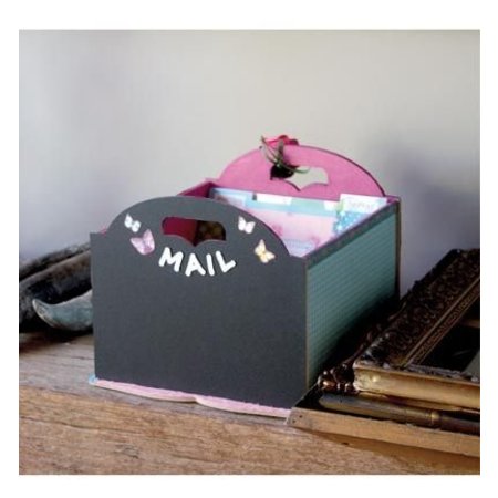 Holz, MDF, Pappe, Objekten zum Dekorieren Storage box with compartments, eg for paper
