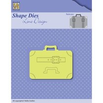Punching template: Suitcases