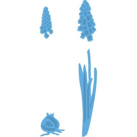 Marianne Design Ponsen en embossing sjabloon, hyacinten