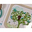 Spellbinders und Rayher Punching and embossing stencil tree with birds