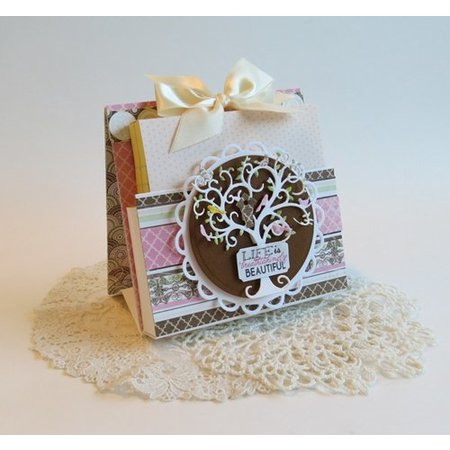 Spellbinders und Rayher arbre pochoir poinçonnage et de gaufrage avec des oiseaux