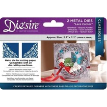 Stansmessen: één bovenhoek + 1x deze hoek in spiegelbeeld