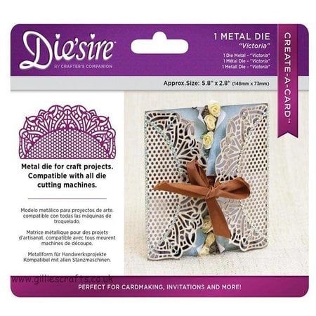 Die'sire coupe Moules NOVEAUX: Filigrane Design Carte Victoria