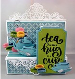 Marianne Design Stansning skabelon: Tea for dig
