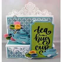 Stanzschablone: Tea for you