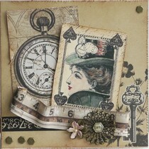 LaBlanche Stempel: dama de picas