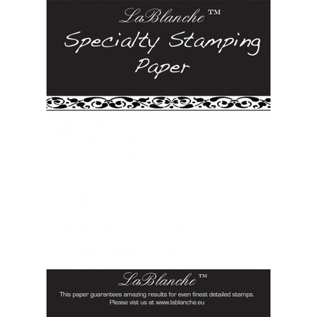BASTELZUBEHÖR, WERKZEUG UND AUFBEWAHRUNG Special stamped paper from LaBlanche