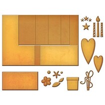 Stanzschablone zur Gestaltung von Pop-Up Karten