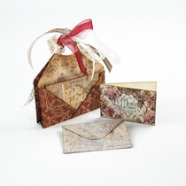 Stamping and pre-template: for various small envelopes